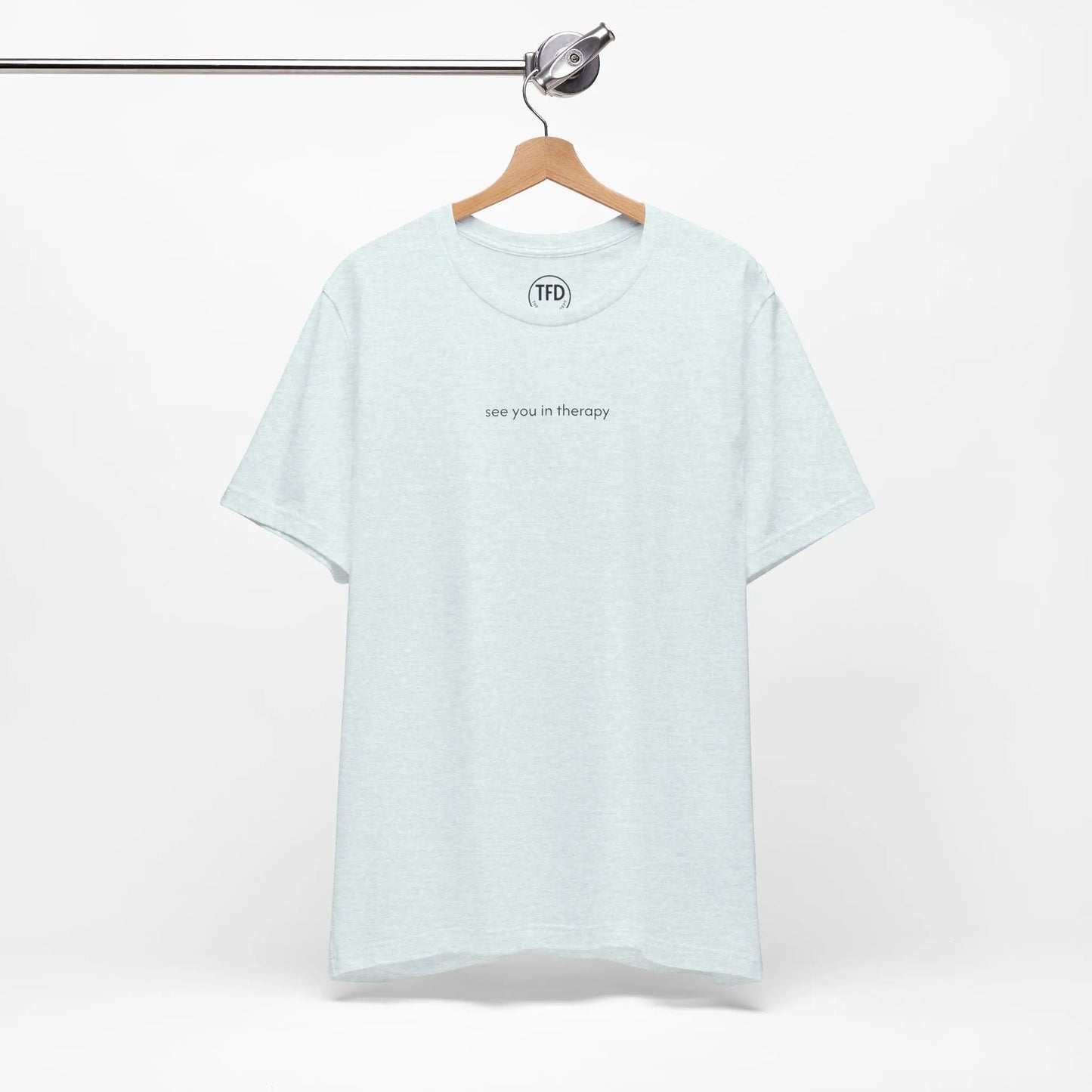 See You in Therapy Tee — Minimalist Mental Health Shirt Printify