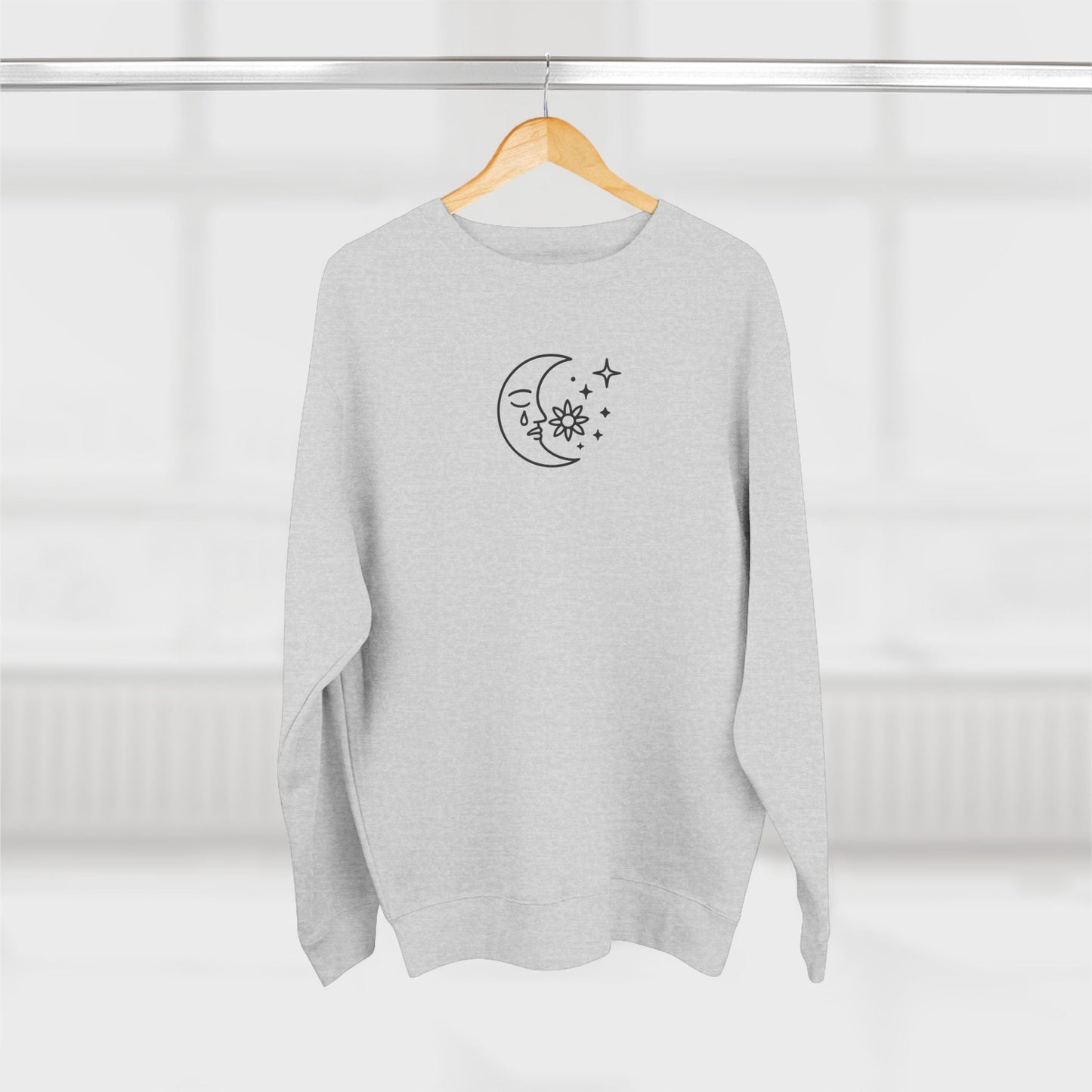 Quiet Moon Crewneck Printify