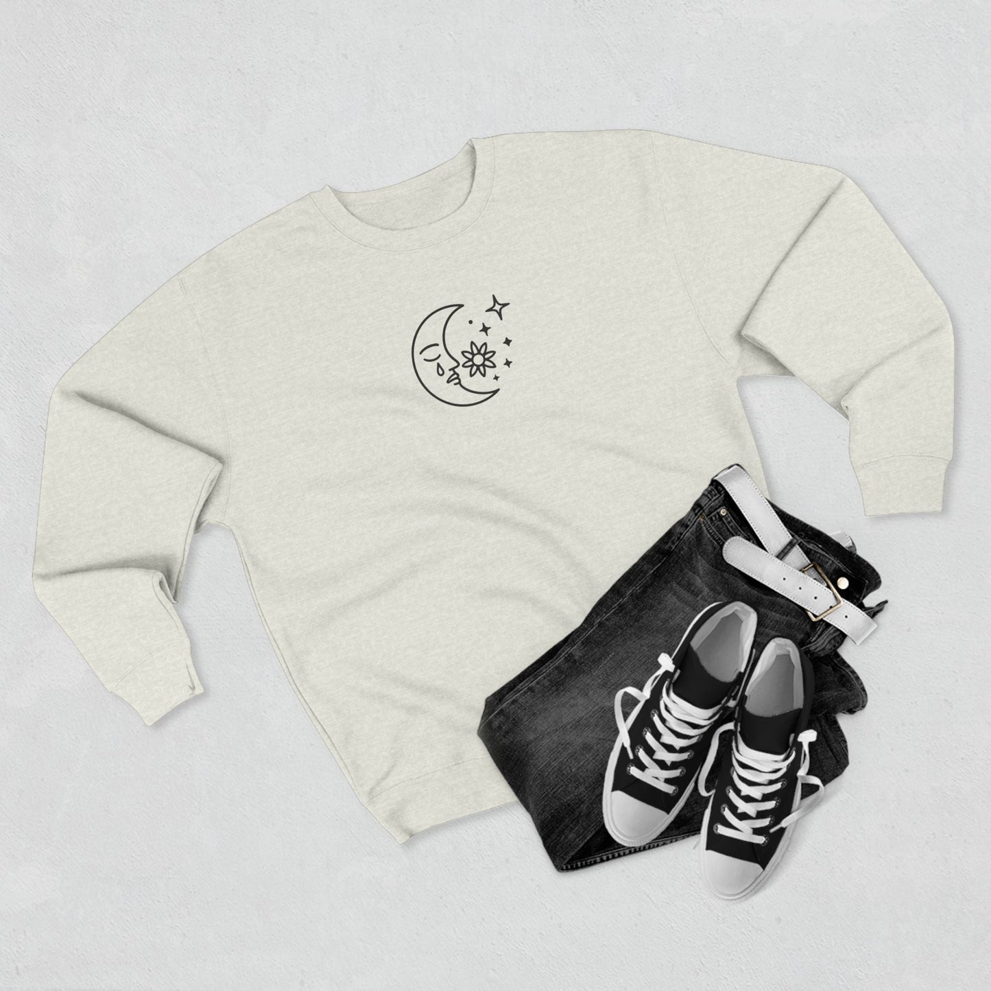 Quiet Moon Crewneck Printify