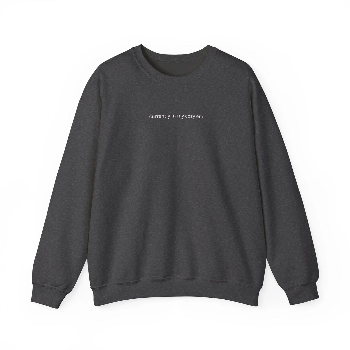 “Currently in My Cozy Era” Unisex Fall Crewneck Sweatshirt Printify