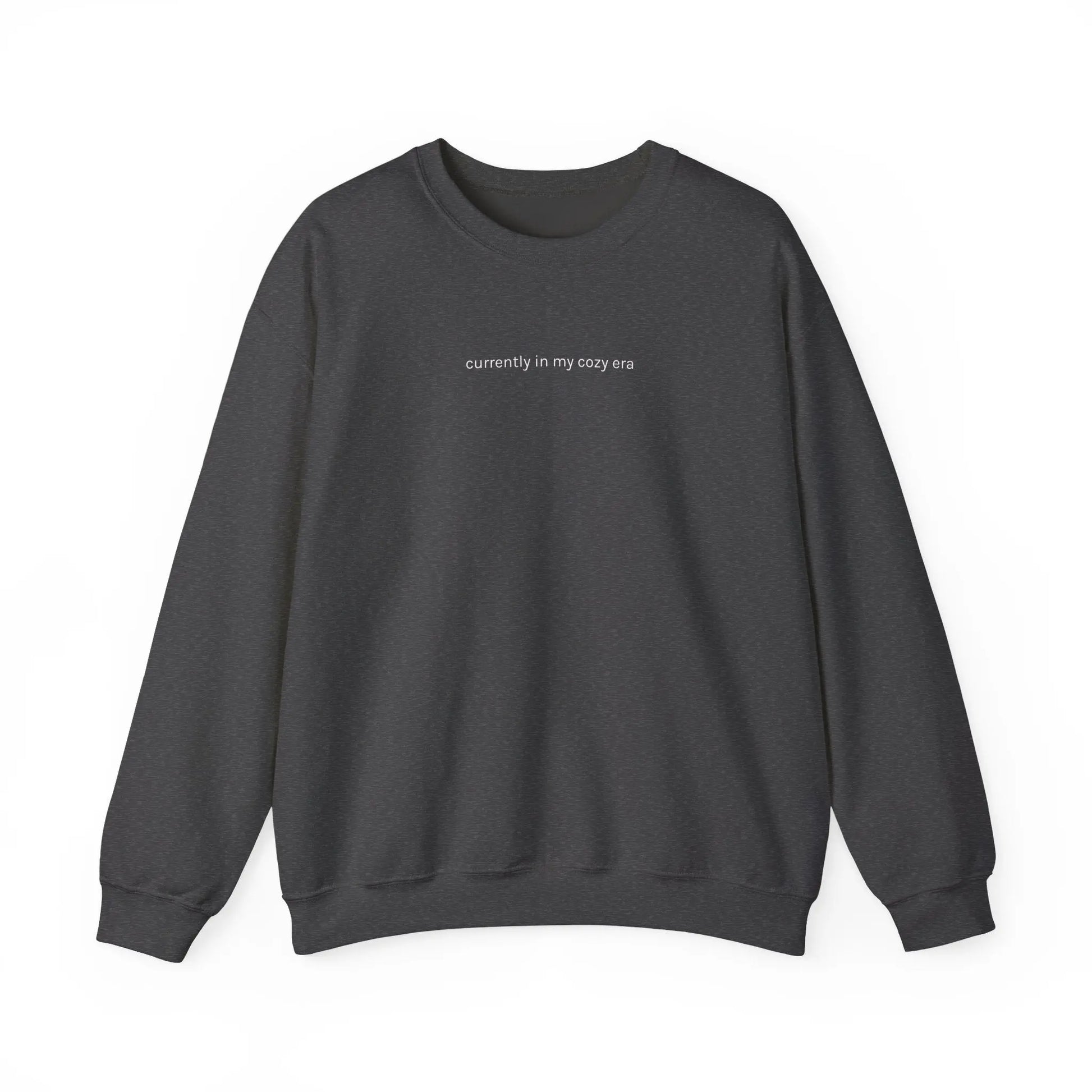 “Currently in My Cozy Era” Unisex Fall Crewneck Sweatshirt Printify