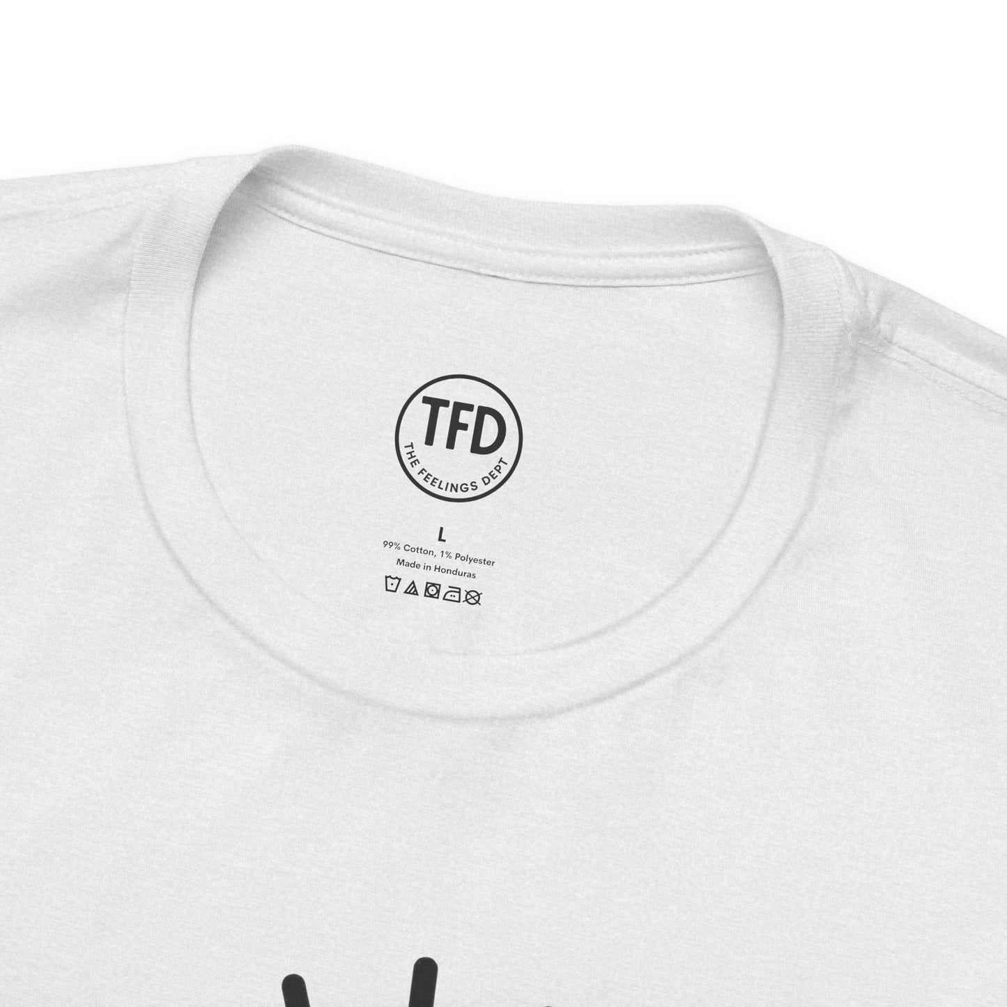 Sunflower Eye Tee – Visual-Only Emotional Symbol Shirt | The Feelings Dept™ Printify