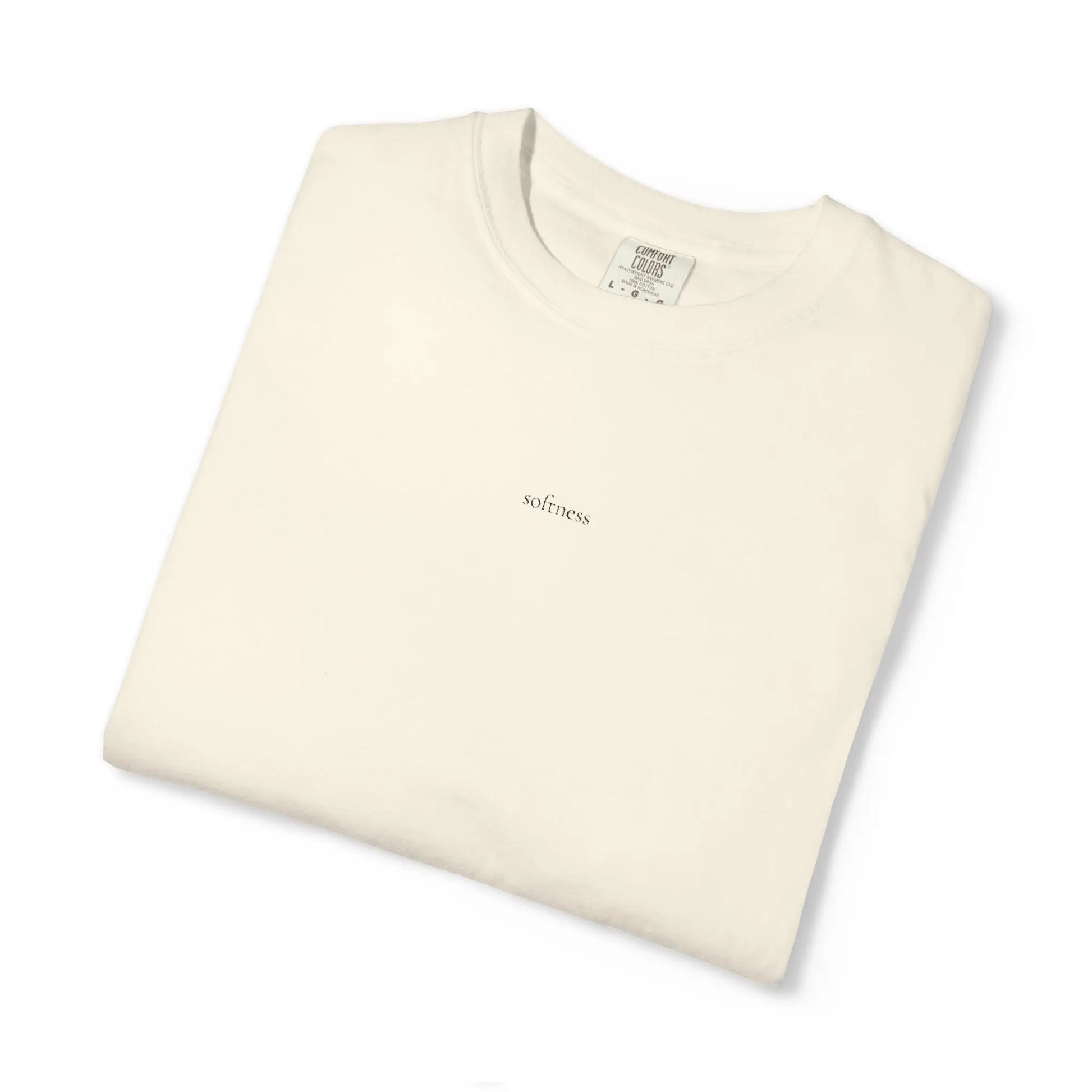 Softness Embroidered Tee – Comfort Colors Unisex Shirt Printify